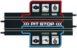 Rail Pit Stop pour circuits de voitures électriques Carrera GO plus