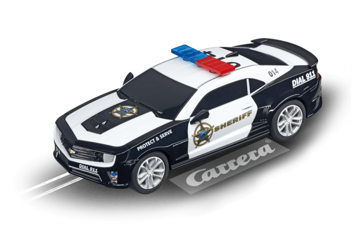 Voiture Chevrolet Camaro Sheriff pour circuit Carrera GO